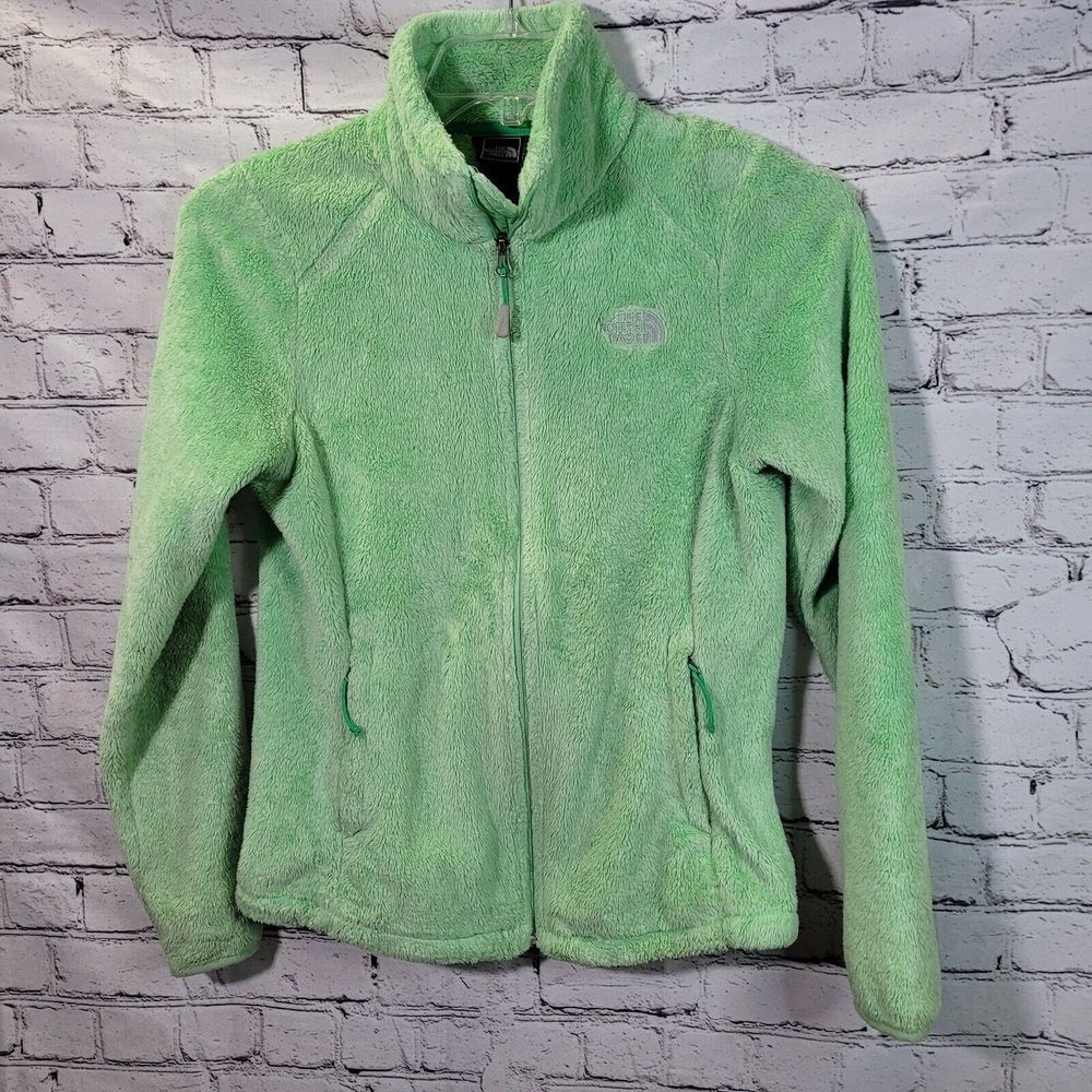 The‎ North Face Osito Fleece Jacket Womens Small Mint Green Excellent Full Zip